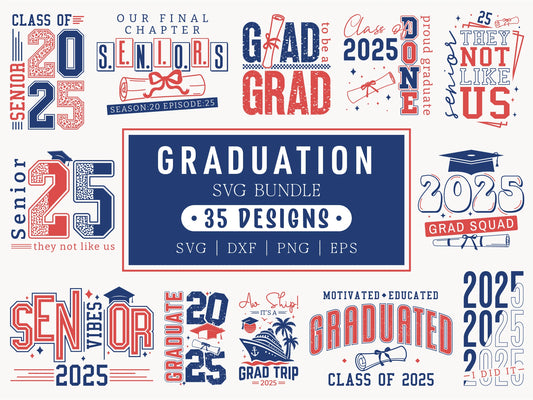 2025 Graduation SVG Bundle