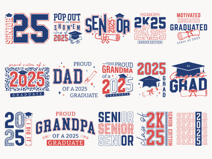 2025 Graduation SVG Bundle