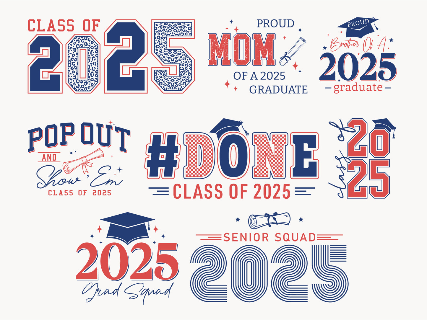 2025 Graduation SVG Bundle