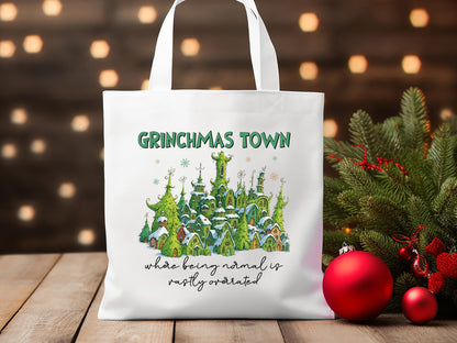 Grinchmas Town, Christmas Sublimation Print
