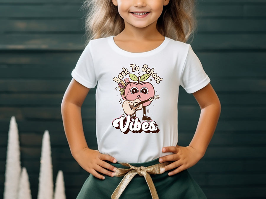 Groovy Back to School Vibes Sublimation Design