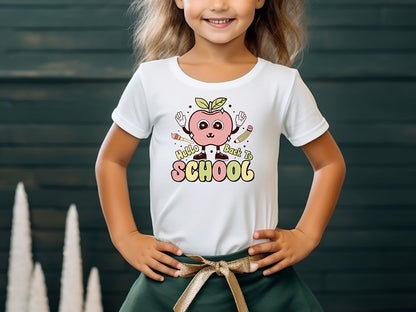 Groovy Hello Back to School Sublimation Design