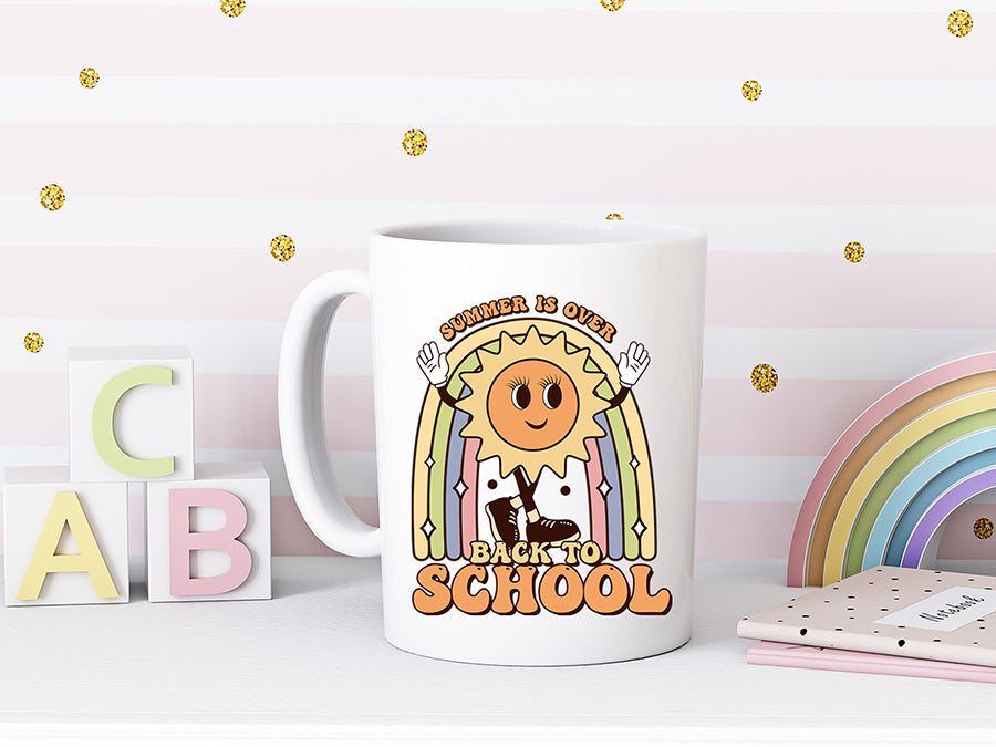 Groovy Summer is Over Back to School Sublimation