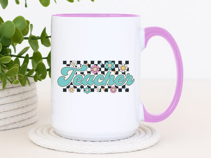 Groovy Teacher PNG Sublimation Design
