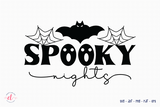 Spooky Nights SVG | Halloween SVG Design