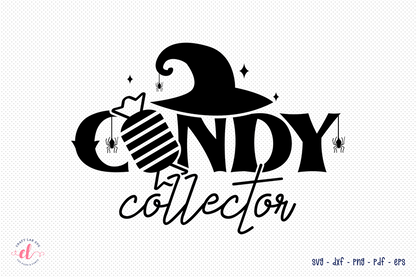 Halloween SVG, Candy Collector Cut File