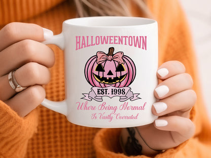 Halloweentown - Pink Halloween Sublimation Art