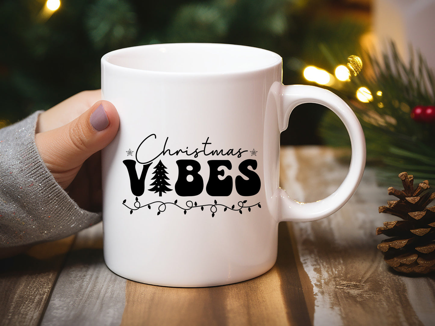 Handcrafted Christmas Vibes SVG File