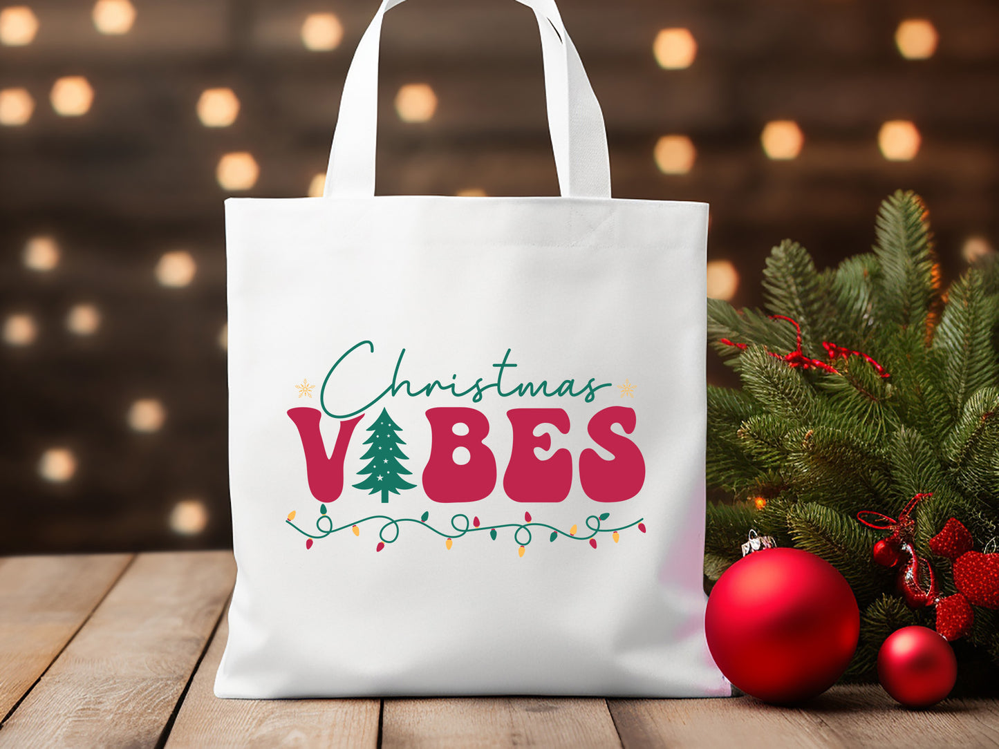 Handcrafted Christmas Vibes SVG File