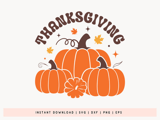 Handcrafted Thanksgiving SVG Design