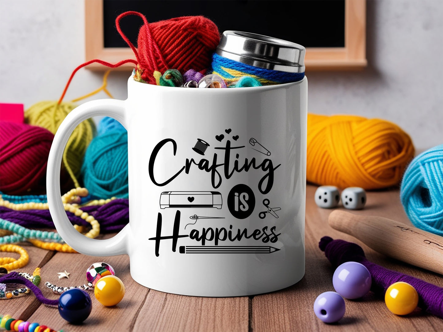 Handmade Crafting is Happiness SVG File