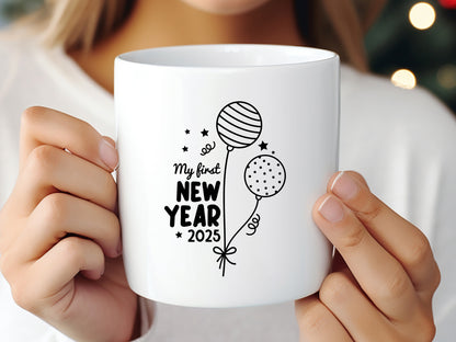 Handmade My First New Year 2025 SVG