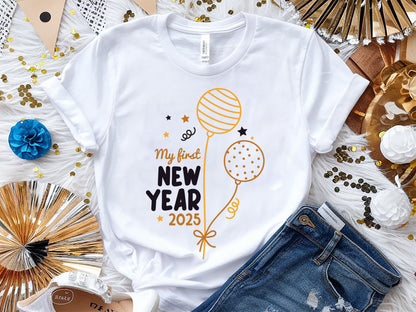 Handmade My First New Year 2025 SVG