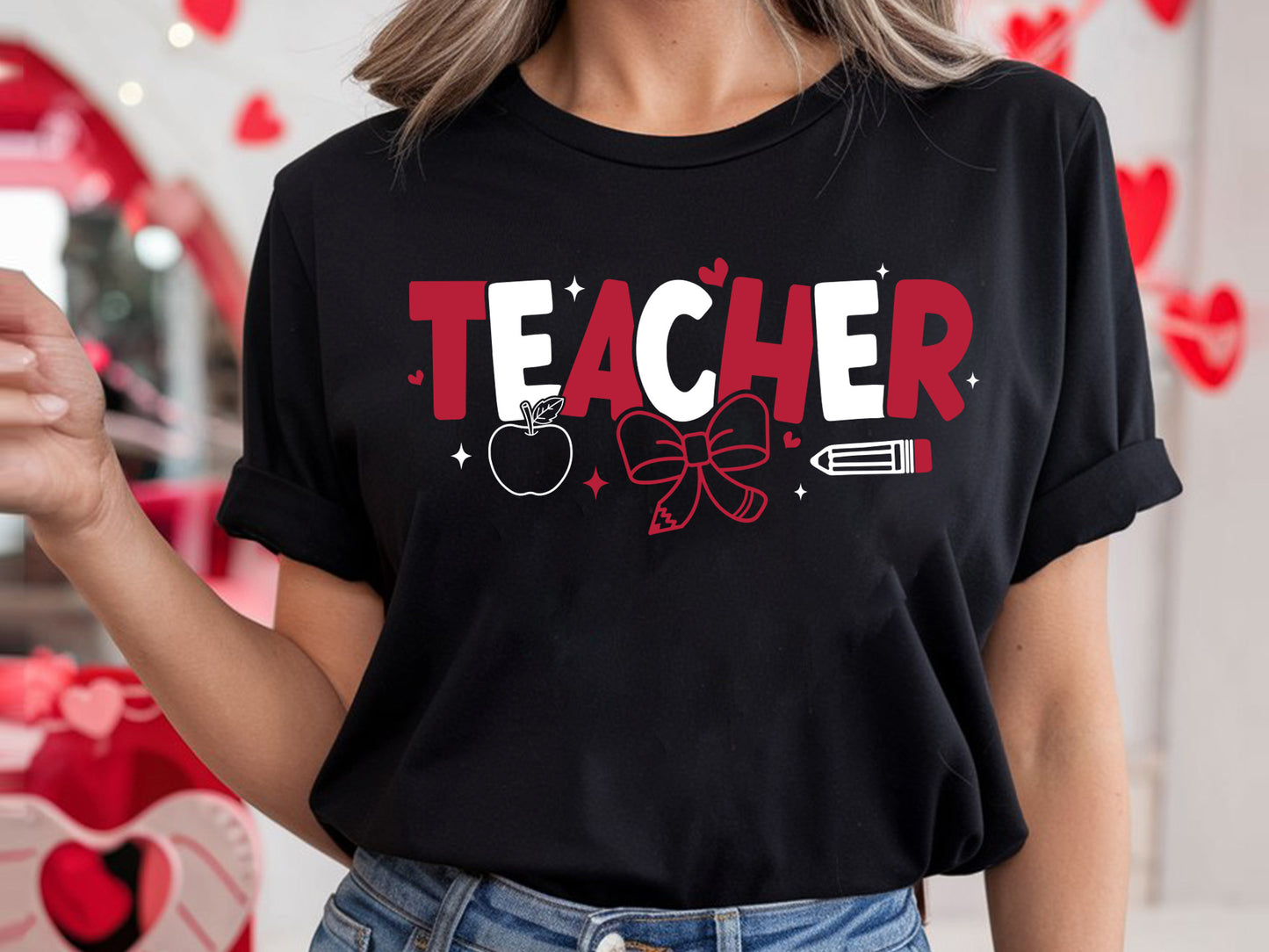 Handmade Teacher Valentines SVG Design