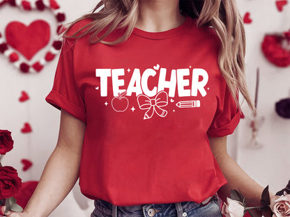 Handmade Teacher Valentines SVG Design