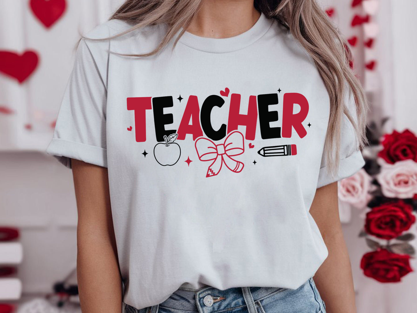 Handmade Teacher Valentines SVG Design