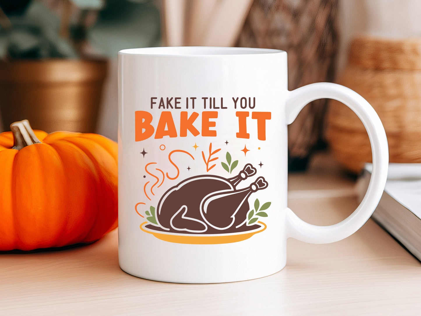 Handmade Thanksgiving SVG - Fake It Till You Bake It