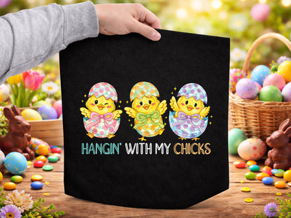 Hangin' with My Chicks, Preppy Easter Chick PNG