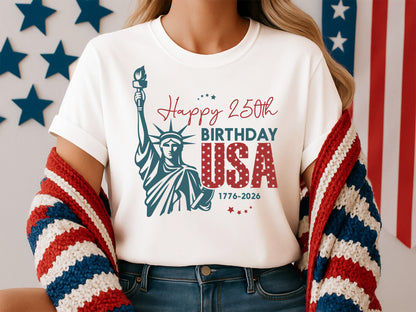 Happy 250th Birthday USA SVG Vector