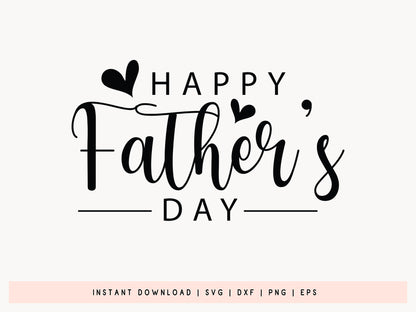 Happy Father's Day SVG Cut File