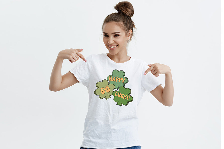 Happy Go Lucky - Retro St Patricks Day Sublimation