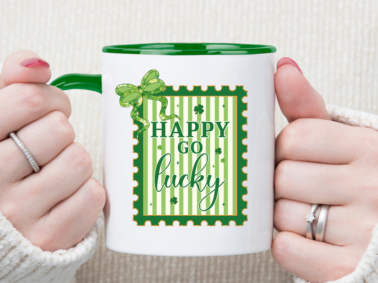 Happy Go Lucky, Coquette St Patrick's Day PNG