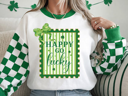 Happy Go Lucky, Coquette St Patrick's Day PNG