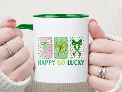 Happy Go Lucky, Preppy St Patrick's Sublimation