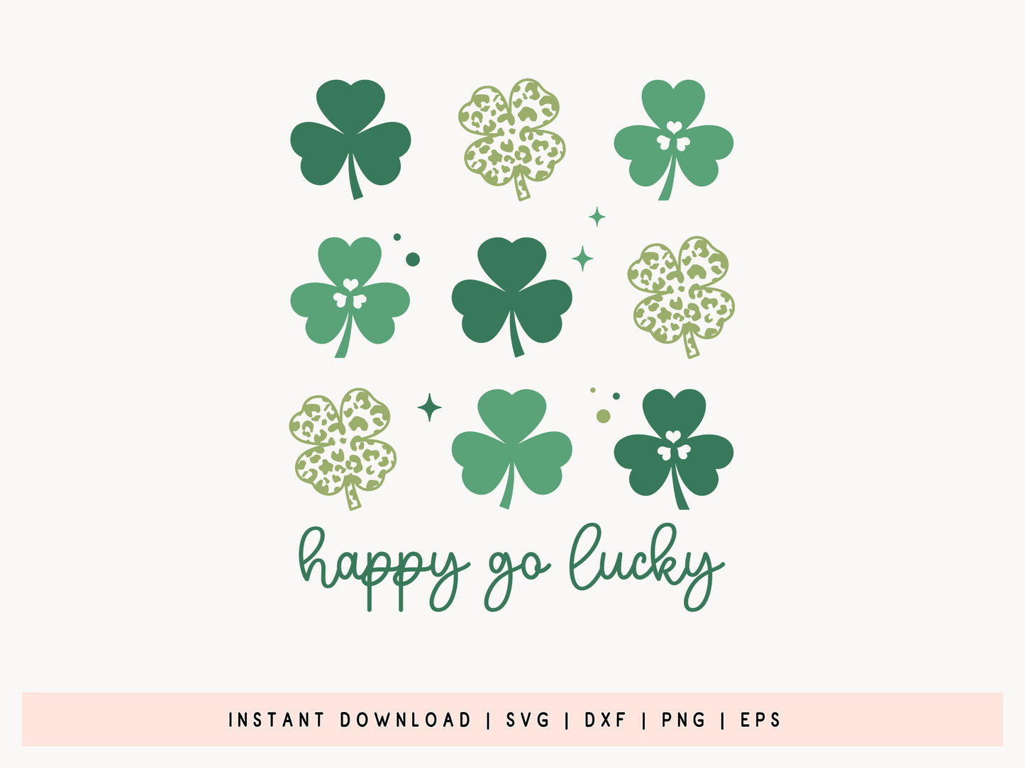 Happy Go Lucky, Saint Patrick's SVG Cut File