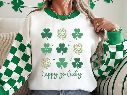 Happy Go Lucky, Saint Patrick's SVG Cut File