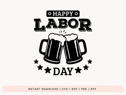 Happy Labor Day SVG Design