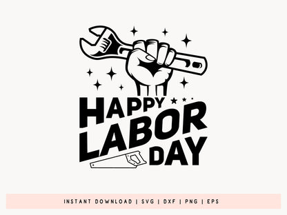 Happy Labor Day SVG Vector