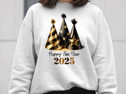 Happy New Year 2025 Sublimation Design