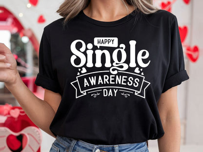 Happy Single Awareness Day Design SVG