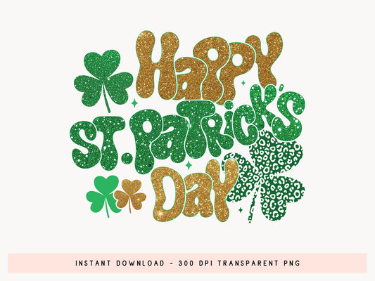 Happy St. Patrick's Day Sublimation Design