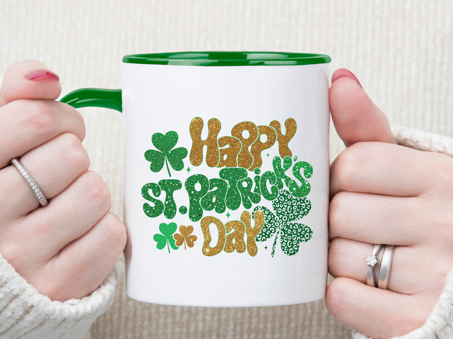 Happy St. Patrick's Day Sublimation Design