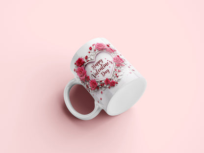 Happy Valentine's Day Mug Wrap PNG