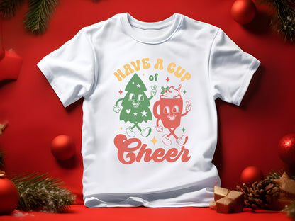 Have a Cup of Cheer - Retro Christmas SVG Cut File