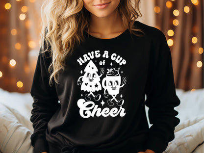 Have a Cup of Cheer - Retro Christmas SVG Cut File