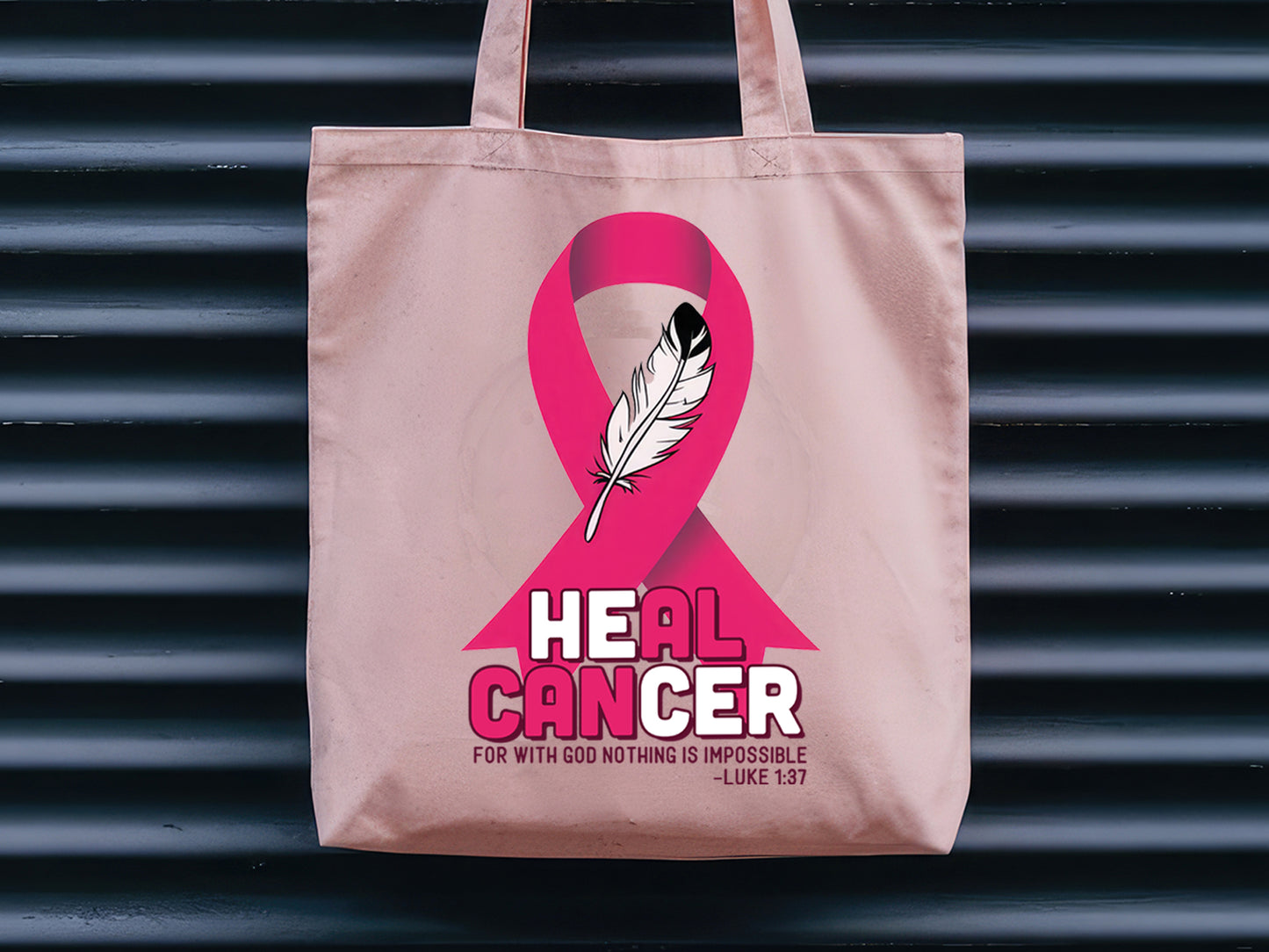 Heal Cancer - Breast Cancer Sublimation Design