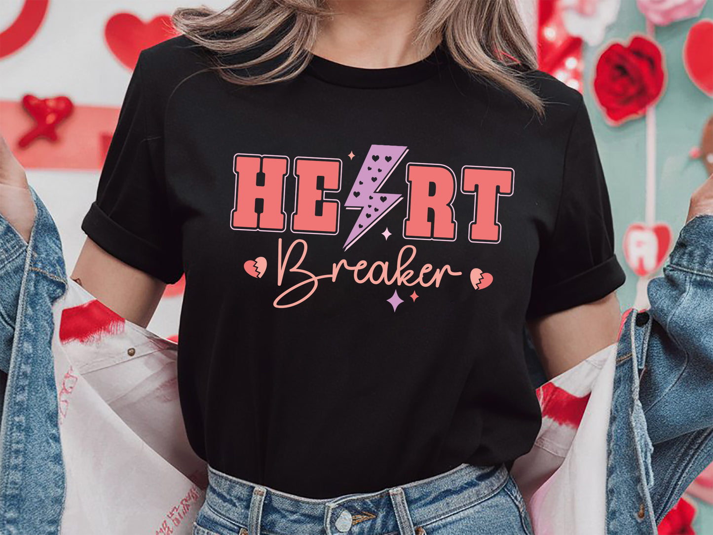 Heart Breaker - Retro Valentine SVG Vector