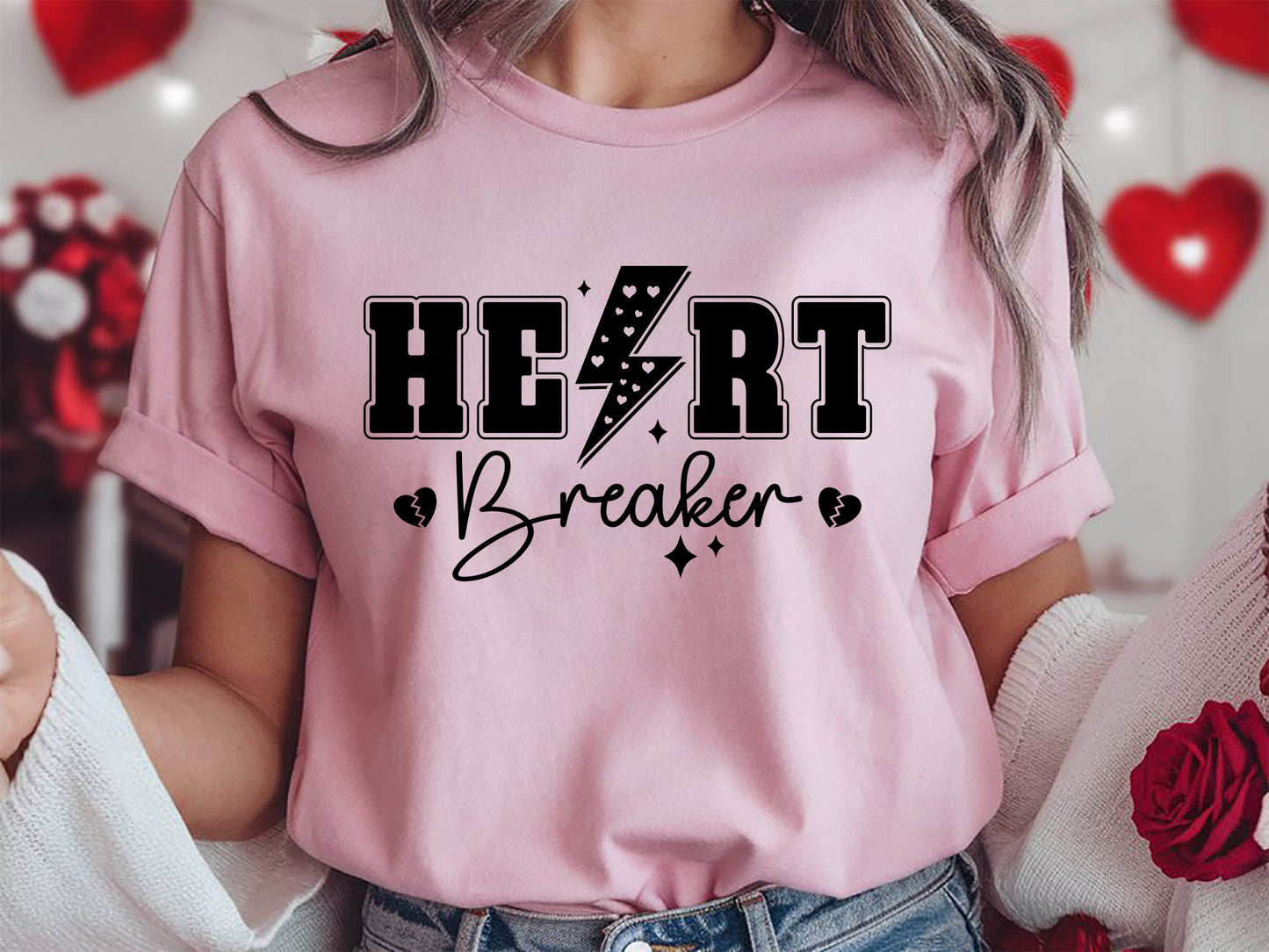 Heart Breaker - Retro Valentine SVG Vector