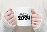 Hello 2024 SVG Design - New Years Eve Shirts
