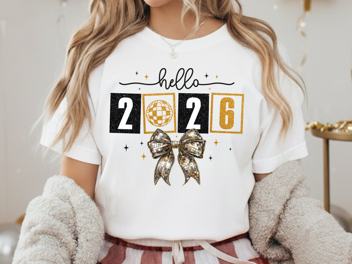 Hello 2026, Coquette New Year Sublimation