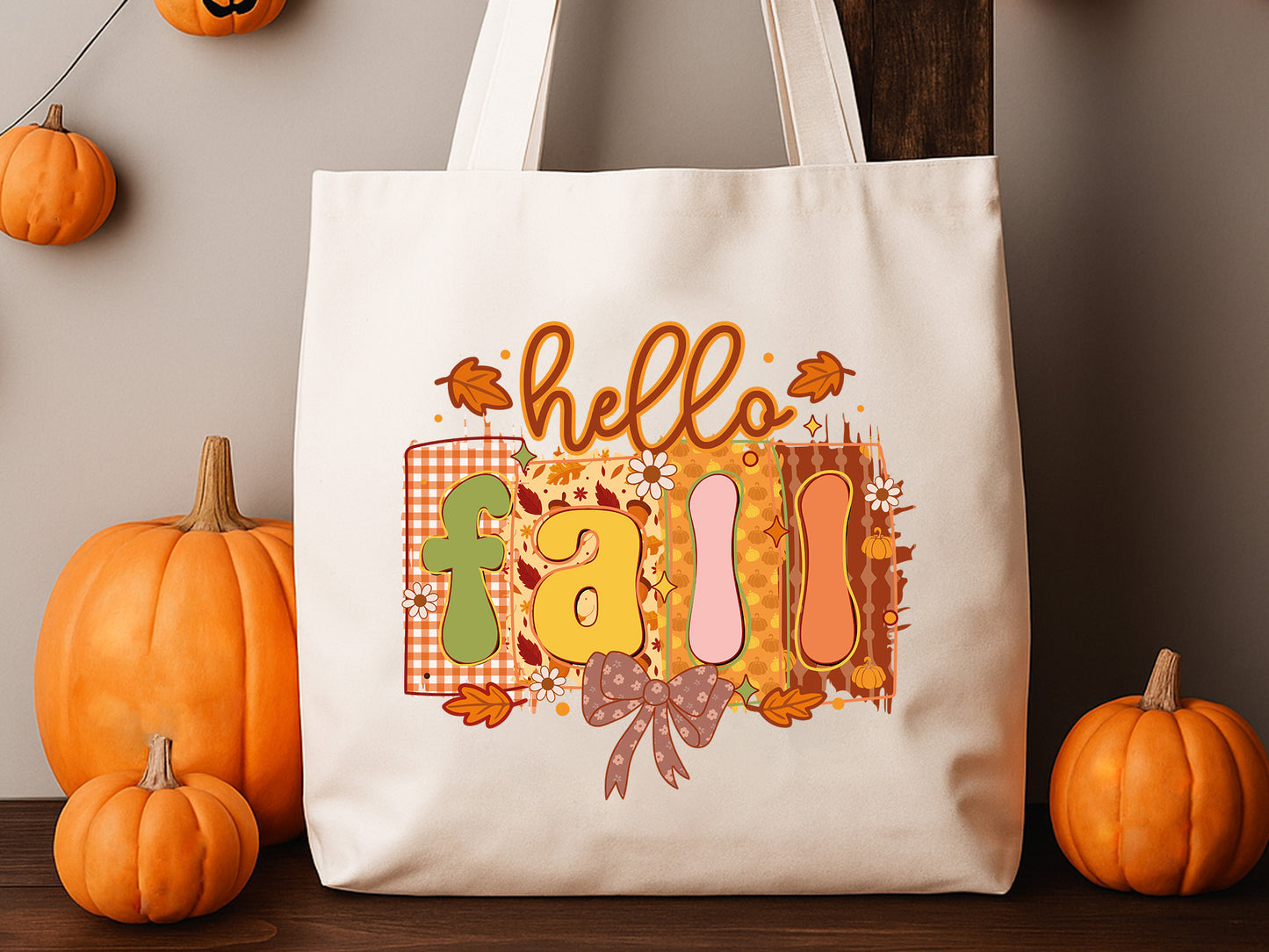 Hello Fall Coquette PNG Sublimation Design