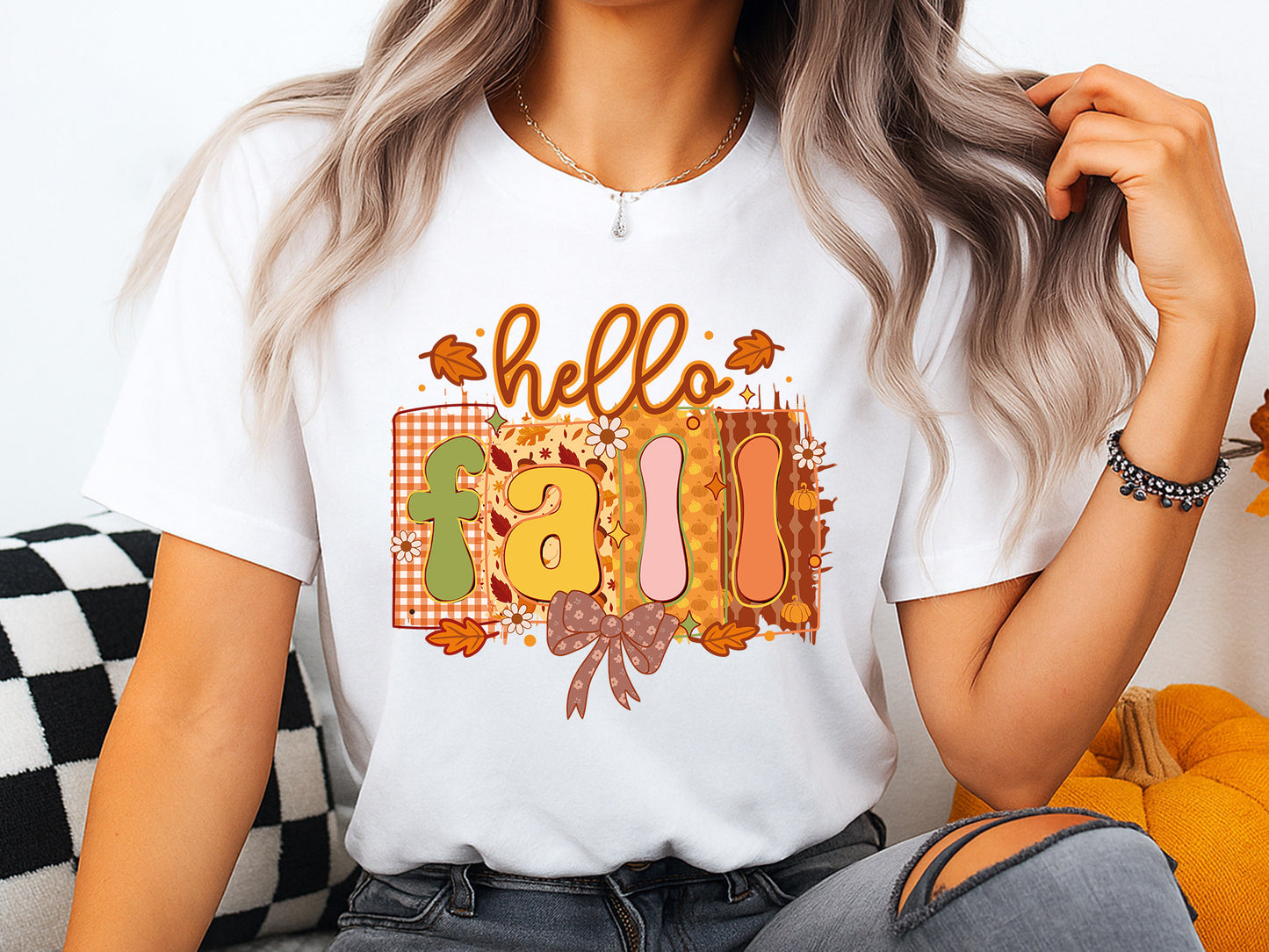 Hello Fall Coquette PNG Sublimation Design