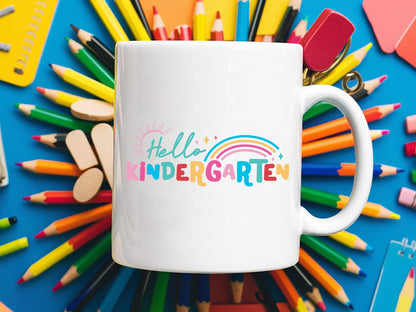 Hello Kindergarten, Back to School SVG File