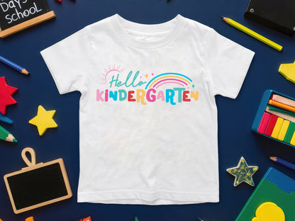 Hello Kindergarten, Back to School SVG File