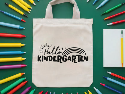Hello Kindergarten, Back to School SVG File