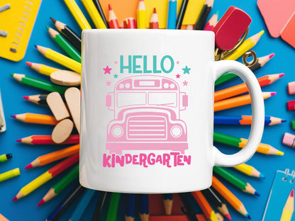 Hello Kindergarten, Back to School SVG